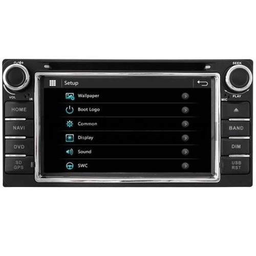 Штатная магнитола Ksize W2-E8158T для Toyota, Daihatsu универсальная (200x100 мм)