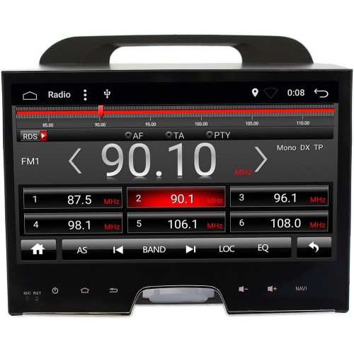Штатная магнитола Ksize DVA-VS1A200MD для Kia Sportage III 2010-2016 на Android 6.0.1