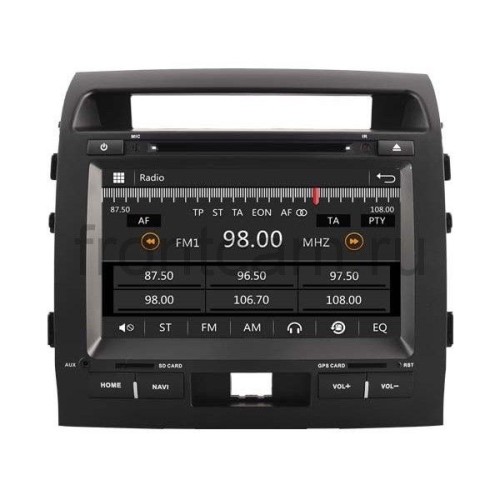 Штатная магнитола Ksize W2-E8133T для Toyota Land Cruiser 200 2007-2015