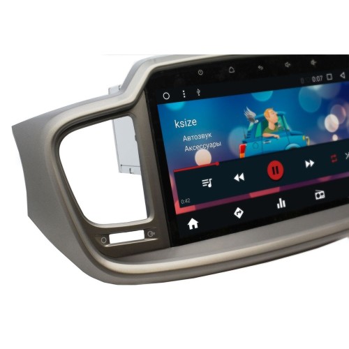 Штатная магнитола Ksize DVA-KR1082T3 для Kia Sorento III 2015-2020 Android 6.0.1