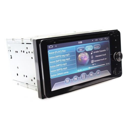 Штатная магнитола Ksize DVA-J6952GPS для Toyota, Daihatsu универсальная (200x100 мм) Android 5.1.1