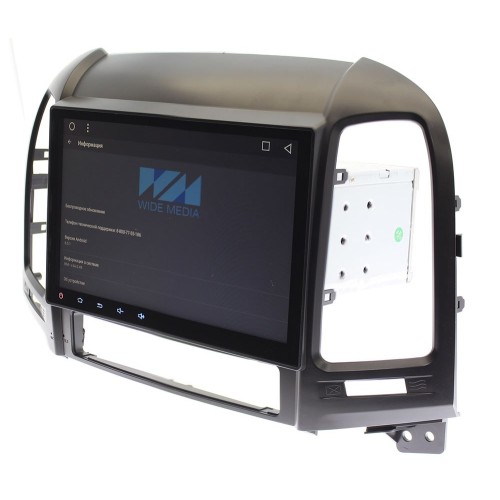 Штатная магнитола Wide Media WM-CF3075NC для Hyundai Santa Fe II 2006-2010 Android 7