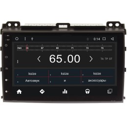 Штатная магнитола Wide Media WM-CF3017NC для Toyota Land Cruiser Prado 120 2002-2009 Android 7