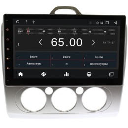 Штатная магнитола Wide Media WM-KR1059MA для Ford Focus II 2008-2011 (кондиционер) Android 6.0.1