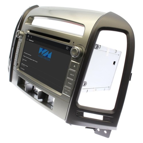 Штатная магнитола Wide Media WM-KR7031NC для Hyundai Santa Fe II 2006-2010 (3 кнопки) Android 7.1.2