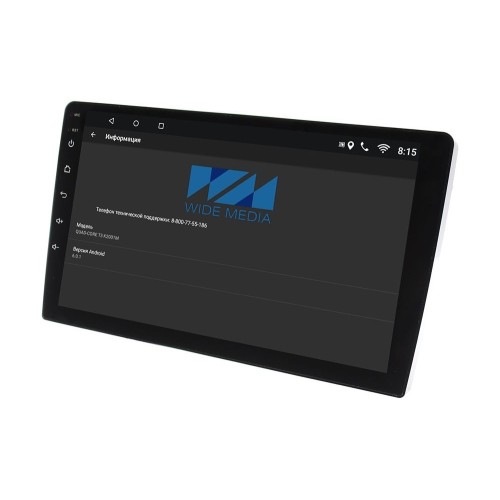 Универсальная магнитола 2 DIN Wide Media MT-MFB на Android 6.0.1