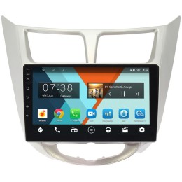 Штатная магнитола Wide Media MT9027MF для Hyundai Solaris I 2011-2017 на Android 6.0.1