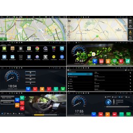 Штатная магнитола для Kia Ceed 2012+ LeTrun 1733 Android 4.4.4 экран 8.8 дюймов