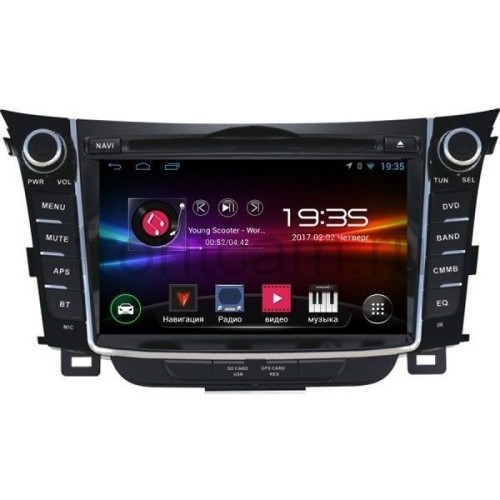 Штатная магнитола для Hyundai i30 2012+ LeTrun 1804 Android 5.1 MTK