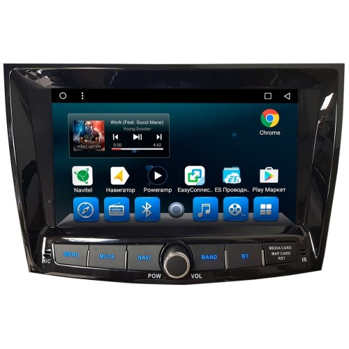 Штатная магнитола LeTrun 1802 для SsangYong Tivoli на Android 6.0.1 (KR-8099)
