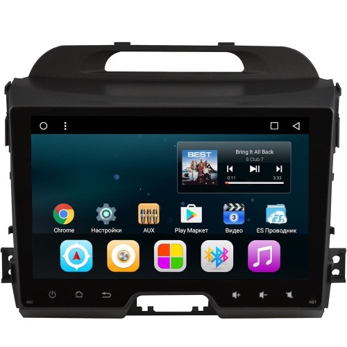 Штатная магнитола Kia Sportage 2010+ LeTrun 1682 на Android 6.0.1