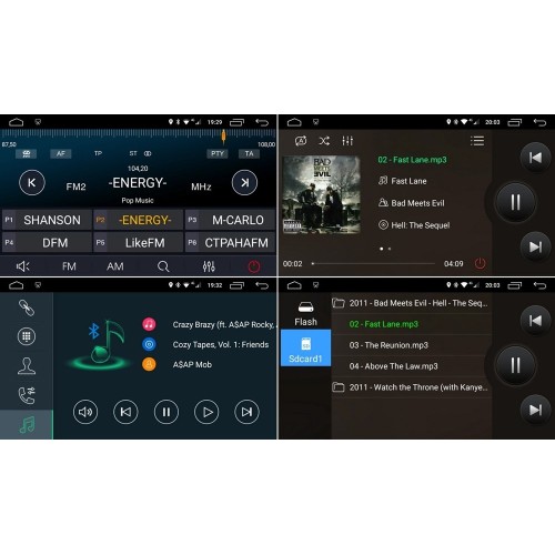 Штатная магнитола LeTrun 1980 Opel Astra, Vectra, Zafira, Corsa (серебро) Android 6.0.1 (4G LTE 2GB)