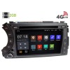 Штатная магнитола LeTrun 1557 Ssangyong Actyon, Kyron Android 6.0.1 (4G LTE 2GB)