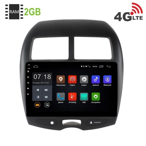 Штатная магнитола LeTrun 1884 Peugeot 4008 Android 6.0.1 10 дюймов (4G LTE 2GB)