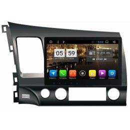 Штатная магнитола LeTrun 2100 Honda Civic 7 2003-2005, Civic 8 2006-2012 Android 6.0.1 Allwinner T3
