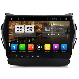 Штатная магнитола LeTrun 2118 Hyundai Santa Fe III 2012-2017 Android 6.0.1 Allwinner T3
