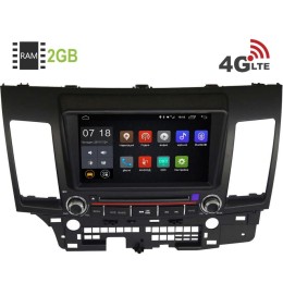 Штатная магнитола LeTrun 2064 Mitsubishi Lancer X 2007-2016 Android 6.0.1 8 дюймов (4G LTE 2GB)