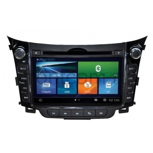 Штатное головное устройство MyDean 2156 для Hyundai i30 (2012-)