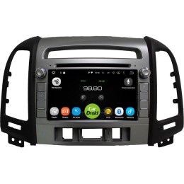 Штатная магнитола Roximo CarDroid RD-2008D 2005-2012 для Hyundai SantaFe 2 (Android 9.0) DSP
