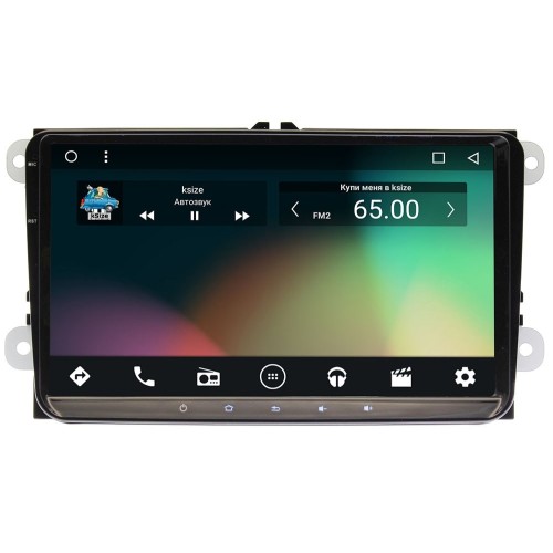 Штатная магнитола Wide Media WM-CF3021NB для Volkswagen универсальная 9" Android 7.1.2