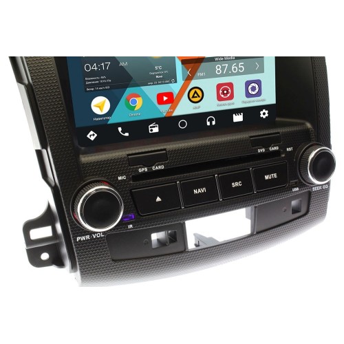Штатная магнитола Wide Media WM-KR8007NC для Mitsubishi Outlander II (XL) 2006-2012 Android 7.1.2