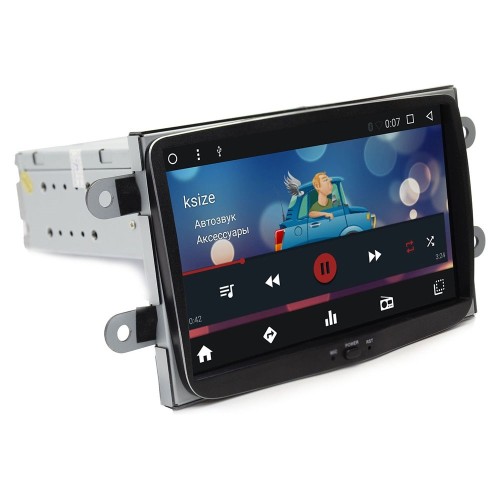 Штатная магнитола Wide Media WM-KR8113NC для Nissan Terrano III 2017-2022 Android 7.1.2