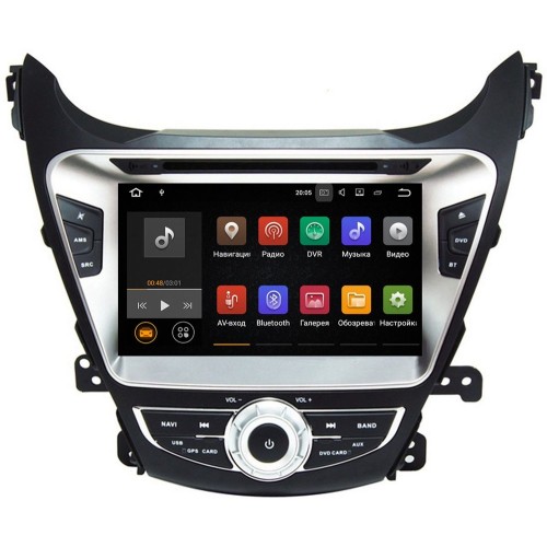Штатная магнитола для Hyundai Elantra 2014+ LeTrun 1663 Android 5.1 MTK