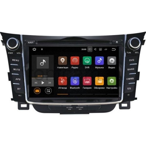 Штатная магнитола для Hyundai i30 2012+ LeTrun 1804 Android 5.1 MTK