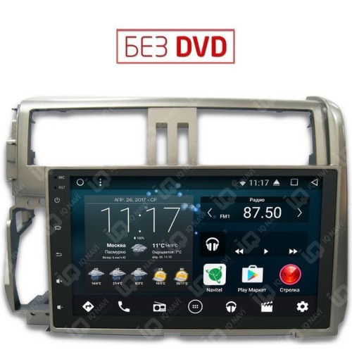 IQ NAVI T58-2911 Toyota Land Cruiser Prado 150 2009-2013 на Android 8.1.0 Octa-Core (8 ядер) 9 дюймов;
