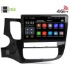 Штатная магнитола Mitsubishi Outlander III 2013-2020 LeTrun 2177 на Android 6.0.1 10 дюймов (4G LTE 2GB)