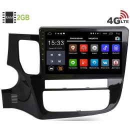 Штатная магнитола Mitsubishi Outlander III 2013-2020 LeTrun 2177 на Android 6.0.1 10 дюймов (4G LTE 2GB)