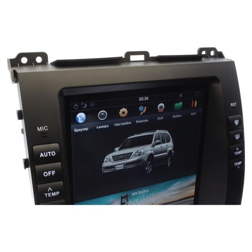 Штатная магнитола Ksize DVA-CF3115KE для Toyota LC Prado 120 2002-2009 Android 4.4.2