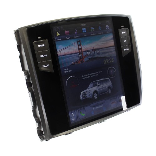 Штатная магнитола Ksize DVA-CF3107KE для Mitsubishi Pajero IV 2006-2017 Android 4.4.2