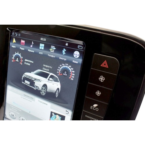 Штатная магнитола Ksize DVA-CF3108KE для Mitsubishi Outlander III 2013-2020 Android 4.4.2