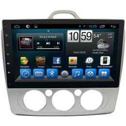 Штатная магнитола CarMedia KR-1059-T8 Ford Focus II 2005-2010 (кондиционер) на Android 9.0