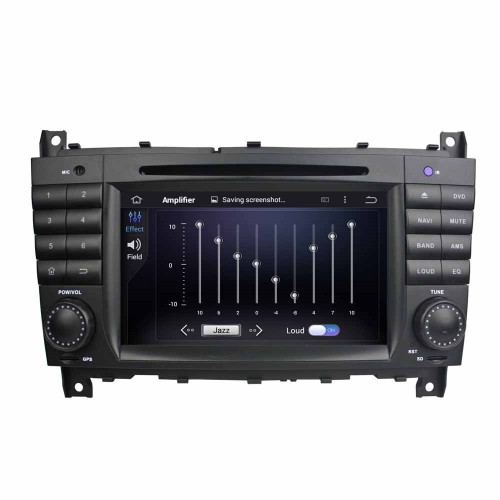 Штатная магнитола CarMedia KD-7218-P3-7 Mercedes C-klasse (W203), CLC-klasse, G-klasse (W463), CLK-klasse (W209) Android 7.1