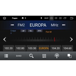 Штатная магнитола Hyundai Santa Fe IV 2018-2019 LeTrun 2471 на Android 8.1.1