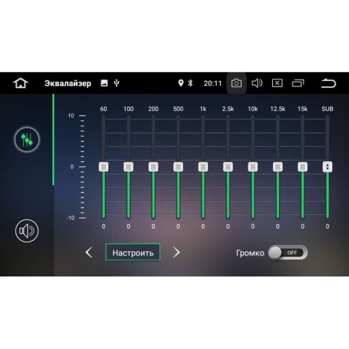 Штатная магнитола Hyundai Santa Fe IV 2018-2019 LeTrun 2471 на Android 8.1.1