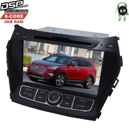 Штатная магнитола Hyundai Santa Fe III 2012-2018 LeTrun 2535 DSP на Android 8.0