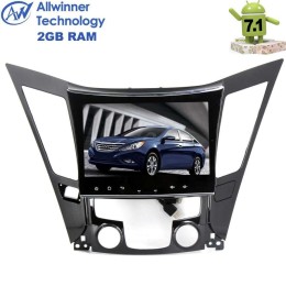 Штатная магнитола Hyundai Sonata VI (YF) 2009-2014 LeTrun 2109 на Android 7.1.1 Allwinner T3