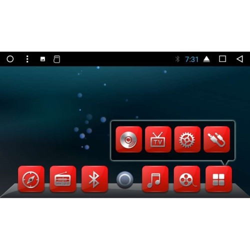 Штатная магнитола Kia Sorento II 2009-2012 LeTrun 2289 на Android 7.1.1 Allwinner T3