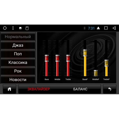 Штатная магнитола Kia Sorento II 2009-2012 LeTrun 2289 на Android 7.1.1 Allwinner T3