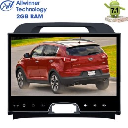 Штатная магнитола Kia Sportage III 2010-2016 LeTrun 2382 на Android 7.1.1 Allwinner T3