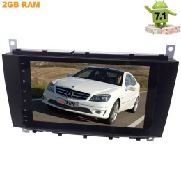Штатная магнитола Mercedes C-klasse (W203), CLC-klasse, G-klasse (W463), CLK-klasse (W209) 2005-2010 LeTrun 2452 на Android 7.1.1