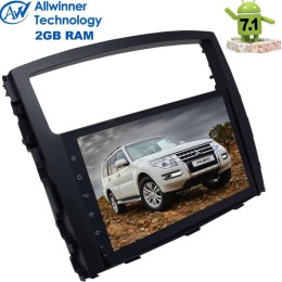 Штатная магнитола Mitsubishi Pajero IV 2006-2018 LeTrun 2280 на Android 7.1.1 Allwinner T3