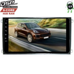 Штатная магнитола Porsche Cayenne I (955) 2002-2006, Cayenne I (957) 2007-2010 LeTrun 2430 DSP на Android 8.0