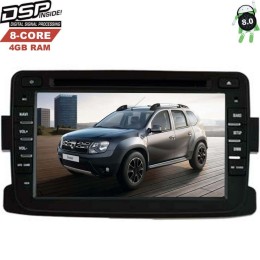 ШТАТНАЯ МАГНИТОЛА RENAULT LOGAN,DUSTER, NISSAN TERRANO, LADA XRAY LETRUN 2530 ANDROID 8 DSP 8 ЯДЕР