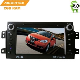 Штатная магнитола Suzuki SX4 I 2006-2014 LeTrun 2357 на Android 6.0.1 7 дюймов (4G LTE 2GB)