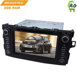 Штатная магнитола Toyota Auris I (E150) 2006-2012 LeTrun 2326 на Android 6.0.1 8 дюймов (4G LTE 2GB)