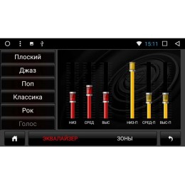 Штатная магнитола Toyota Corolla X 2006-2013 LeTrun 2383 на Android 7.1.1 Allwinner T3